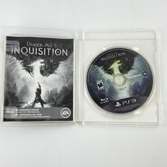 Dragon Age Inquisition PS3 Video Game 2014 Case Booklet Disc Rated Mature - Picture 6 of 7